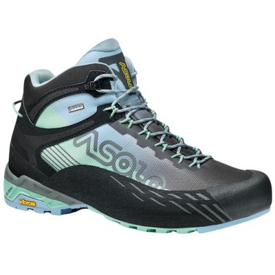 Asolo Eldo Mid GV Women's Hiking Boots, Green/Blue, W7