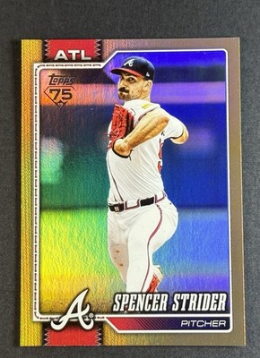 2026 Topps Series 1 Spencer Strider #79 Gold Foil /50 Atlanta Braves