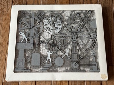 1992 Crystal Lines Australia 3D Jigsaw Puzzle Clock Work Gears NEW