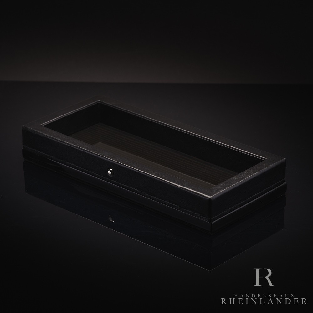 Montblanc Desk Accessories Writing Instrument Tray Black Leather