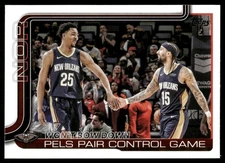 2025-26 Topps #299 Won't Bow Down: Pels Pair Control Game