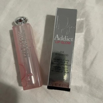 Dior Addict Lip Balm Lip Glow Full Size 012 Rosewood NIB New