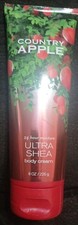 Bath And Body Works Country Apple 24 HR Ultra Shea Body Cream 8 FL OZ New