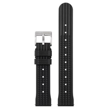 FKM Rubber Waffle Watch Strap 20mm 22mm Diver Quick Release US