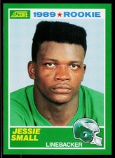 Jessie Small, 1989 Score, #255, RC Philadelphia Eagles