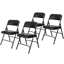 OEF1200 Series Premium Heavy Duty Vinyl Padded Folding Chairs, Commercial 500...