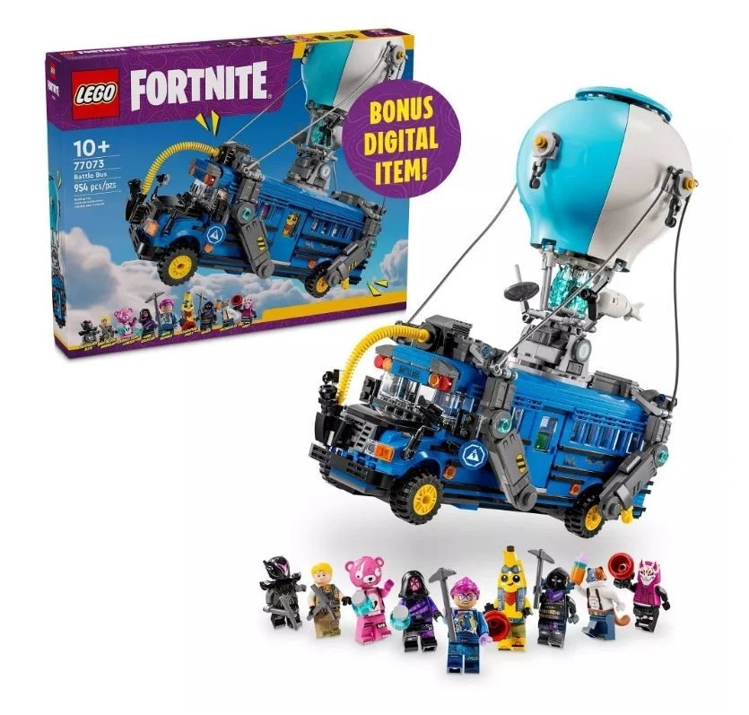 [FASH SALE] LEGO Fortnite Battle Bus 77073 Collectible Building Toy Set - Image 2 of 4