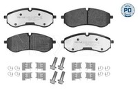 Meyle Bremsbelagsatz, Scheibenbremse 0252249220/PD