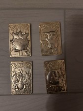 1999 Burger King Gold-Plated Pok mon Cards - Set of 4