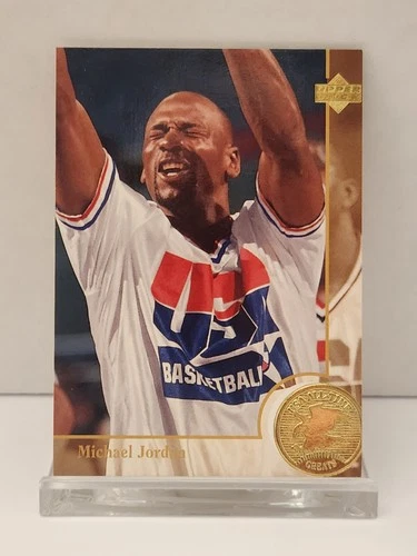 1994 Upper Deck USA Basketball #85 -  Michael Jordan - Gold Medal Card