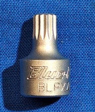 Blue Point Blpxzn146 14 Drive Metric 6 Mmxzn6 Triple Square Stubby Bit Socket