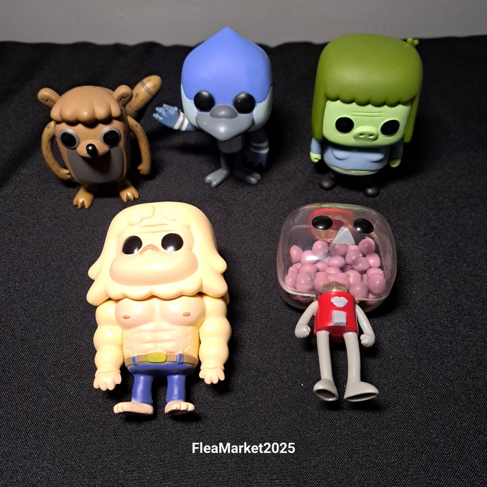 Funko Pop REGULAR SHOW Complete Set (Lot Of 5) / Loose / USA Seller✅️