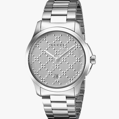 Gucci G-Timeless Men's Silver Wristwatch - YA126459