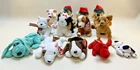 Vintage Beanie Babies Lot Of 13 DOGS Tiny, Cupid, Diddley, Holmes