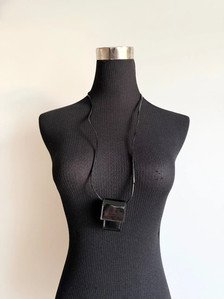 Collar de Cuero Gucci Tom Ford Estilo Gargantilla Negra Con Caja Hecho en Italia Foto 4 de 4