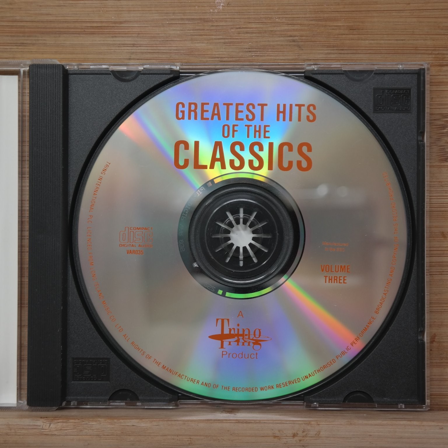 Greatest Hits of the Classics Volume 3 CD Classical Music Compilation
