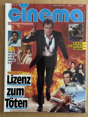 Cinema 8/89 August 1989 James Bond Filmzeitschrift Kinomagazin Heft