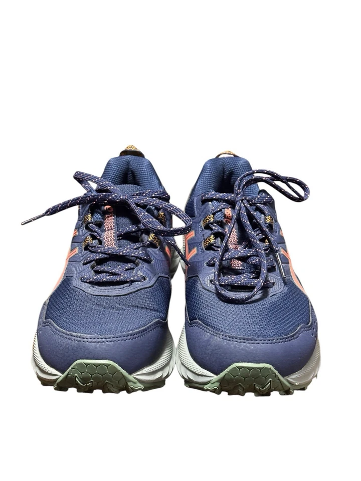 Zapatillas de Trail Running ASICS Gel Venture 9 Para Mujer 7.5 Anchas Azul Aire Libre Senderismo Foto 3 de 4