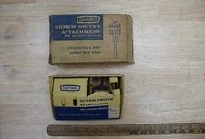 Vntg Sears Craftsman 9-25952 Crown Logo Drill Attachment,Good,W/Original Box