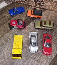 MB HW Multicolor Diecast Toy Cars Vehicle Lot - 6 Pieces Multiple Styles