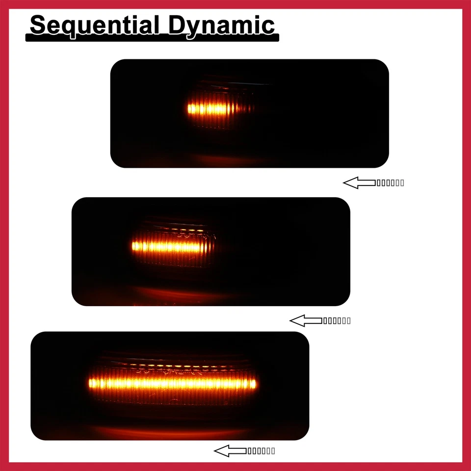 1 Pair Car LED Side Marker Lights 8E0949127 for Audi A4 S4 RS4 B6 B7 B8 - Image 4 of 4