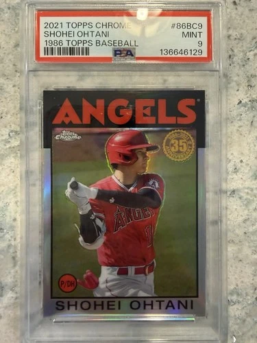 2021 Topps Chrome - 1986 Topps Baseball Shohei Ohtani #86BC-9 PSA 9