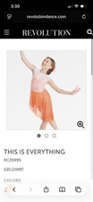 Revolution Dance Costume THIS IS EVERYTHING RC20995 Adult Medium AM Lyrical