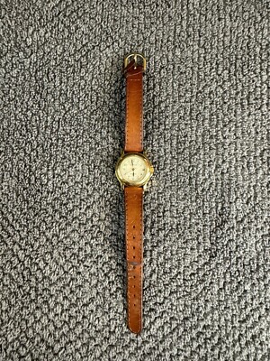 Ladies Vintage Carriage by Timex Indiglo Brown Leather  display picture 3