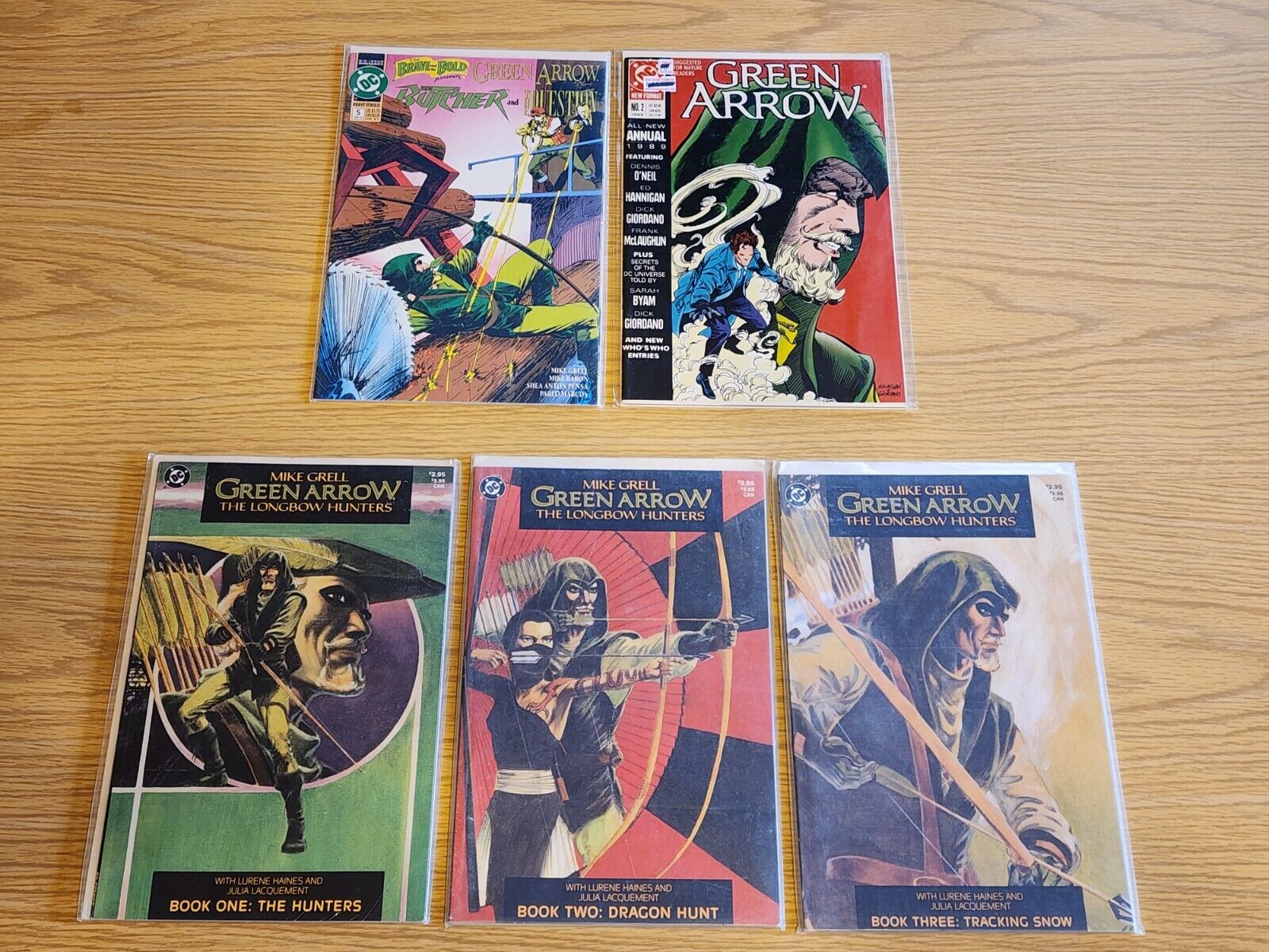 Green Arrow The Longbow Hunters 1-3 Comic Lot