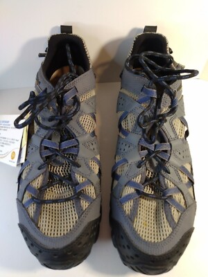 Merrell Men\'s Gray and Blue Hiking Shoes Merrell Moab 3 Mid Granite Grey Blue Men main image 3