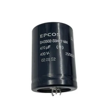 6X Epcos B43502-S9477-M4 470uF 400V Capacitors Used B43502S9477M4