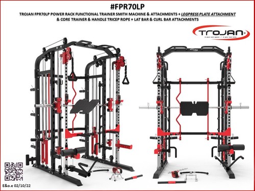All in 1 Trainer Power Rack Inc LegPress Attachment Smith Machine FREE shipping - Picture 2 of 12