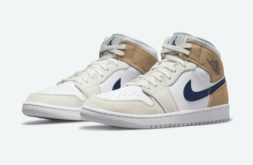 Nike Air Jordan 1 Mid MEM2 'Tan Suede' DO6726-100 Men's Sizes | eBay