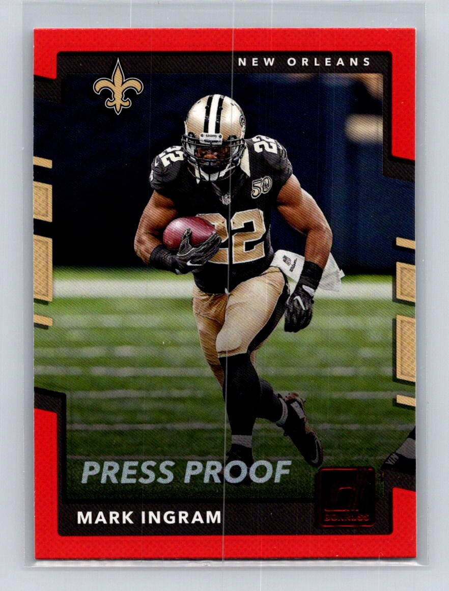 2017 Donruss #80 Press Proof Red Mark Ingram New Orleans Saints