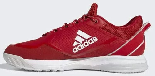 adidas Mens Icon 7 Boost Baseball Cleats 7 Color Team Power Red/White/Solar Red Amazon.com | Adidas Mens Icon 7 Boost White/Team Navy Blue  main image 4