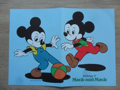 Micky Maus Bildfolge  Nr. 17  Mack und Muck      mit Backlist   002