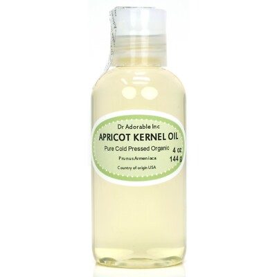 4 oz Premium Apricot Kernel Oil Pure Cold Pressed Fresh Guaranteed Best Quality 