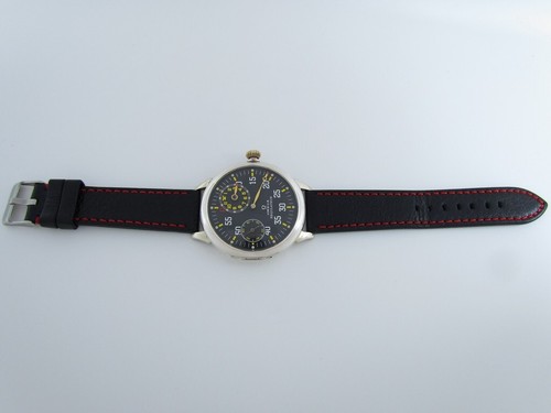 Omega Regulator Laco Aviator Luftwaffe Pilot WWII Vintage Swiss Silver Men Watch - Picture 4 of 16