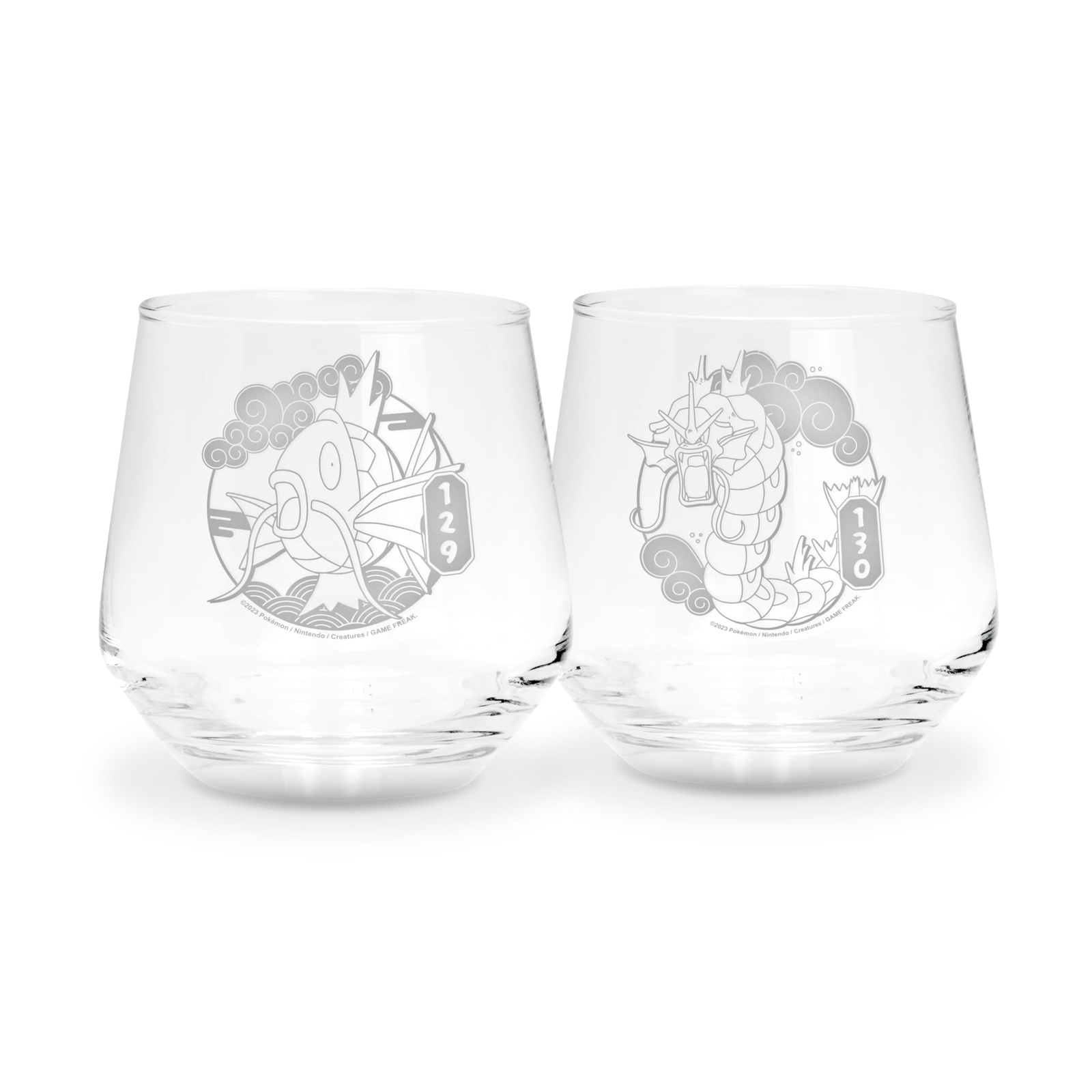 Pokemon 2 Glass Set Magikarp & Gyarados Europe Bicchieri ABYSTYLE