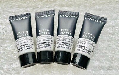 4 Lancome Prep Matte Refreshing Mattifying Make-Up Primer Hydration 10ml x Lot 4