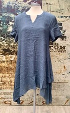 Sale One Size Regular Silk Blend Tunic/Dress - made in italy
