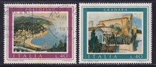 ITALIA 1974: TURISMO PORTOFINO + GRADARA USATI COME DA FOTO