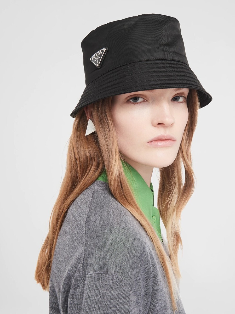 prada cappello da pescatore in re-nylon nero | eBay