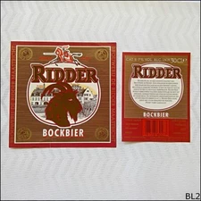 Ridder Bockbier Beer Label (BL2)