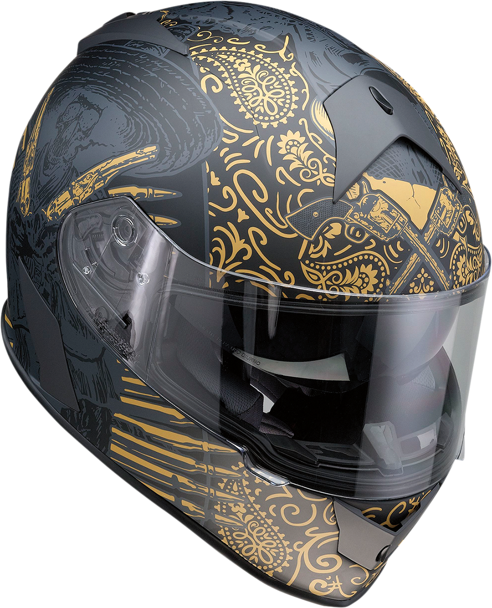 Z1R - Warrant Helmet Sombrero Black/Gold 2XL | 0101-14175 | eBay