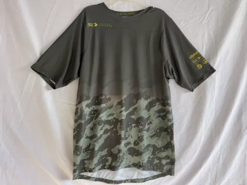 Troy Lee Designs TLD Mens Skyline SS Bike Jersey Camo Green Medium CLOSEOUT