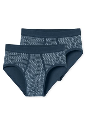 Schiesser Men's Sports Briefs 2 Pack CLASSICS Briefs 100% Cotton 5 6 7 8 9 10