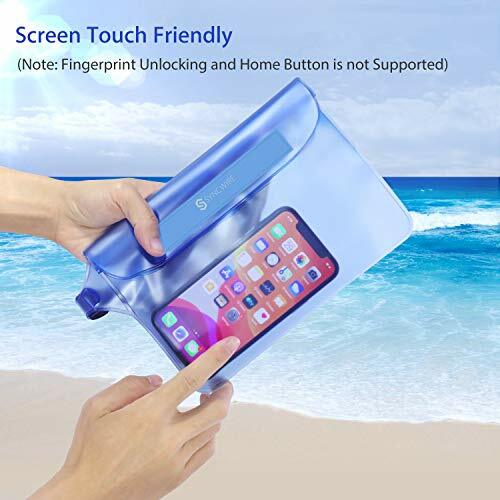 Waterproof Pouch Bag with Adjustable Waist Strap (2 Pack)- IP68 Screen ...
