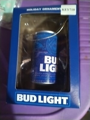 Bud Light Kurt Adler Beer Can Christmas Ornaments Natty 2021