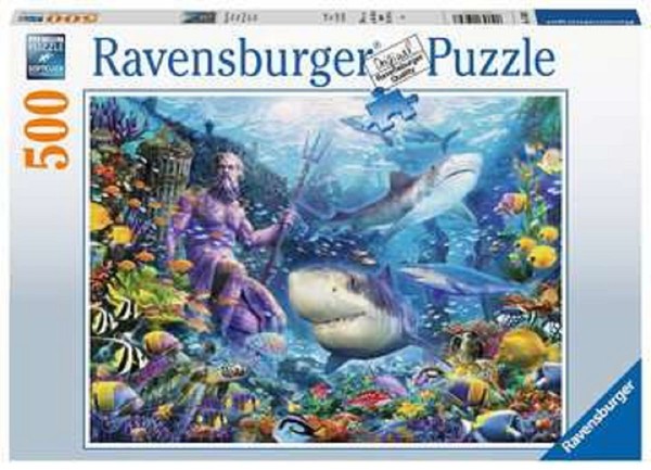 Ravensburger Puzzle 500 Teile Herrscher Der Meere | Fantasiepuzzle Ab 10 Jahre-image
